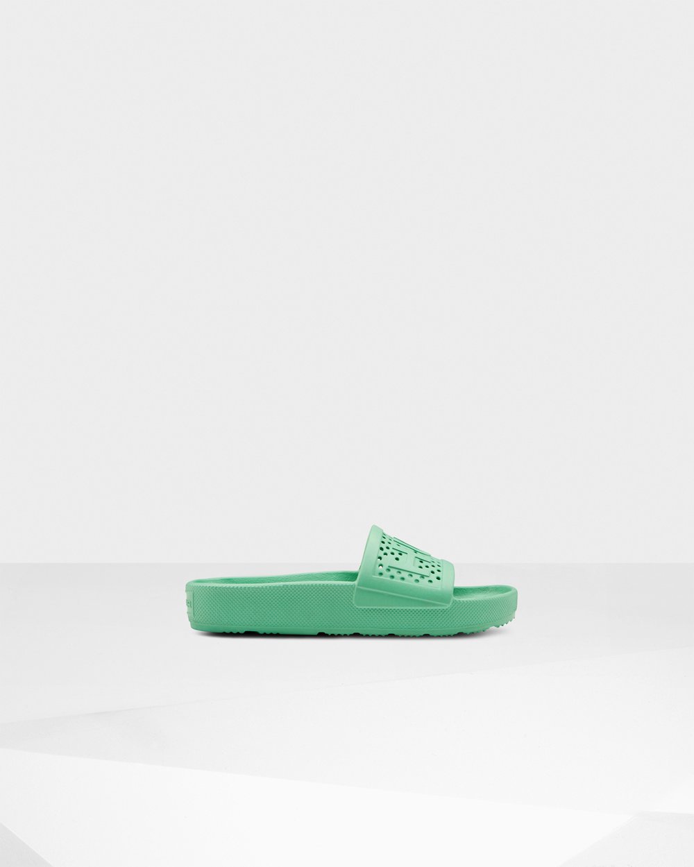 Sandalias Hunter Mujer - Original Lightweight Moulded - Verdes - FNEDPCV-12